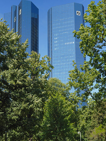 Deutsche Bank mit Wiese Foto 