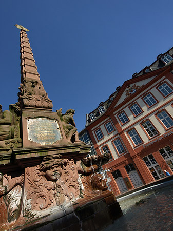 Foto Haus zum Grimmvogel mit Liebfrauenbrunnen