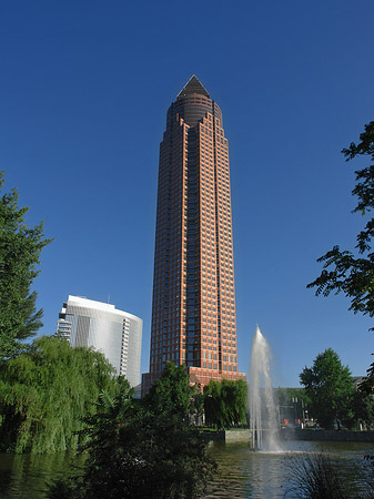 Fotos Messeturm mit Ludwig-Erhard-Anlage | Frankfurt am Main