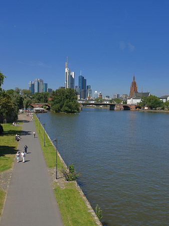 Skyline von Frankfurt Fotos