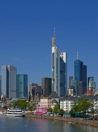 Skyline von Frankfurt Fotos