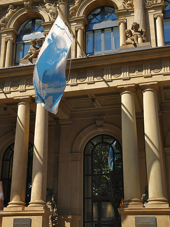 Fotos Wertpapierbörse mit Flaggen | Frankfurt am Main