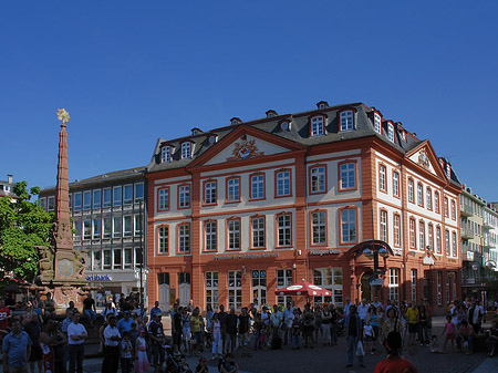 Foto Haus zum Grimmvogel mit Liebfrauenbrunnen