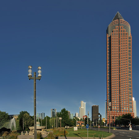 Fotos Messeturm mit Ludwig-Erhard-Anlage