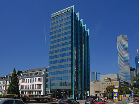 Foto Schweizer National mit Eurotower - Frankfurt am Main