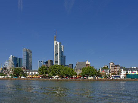 Fotos Skyline von Frankfurt mit Riesenrad | Frankfurt am Main