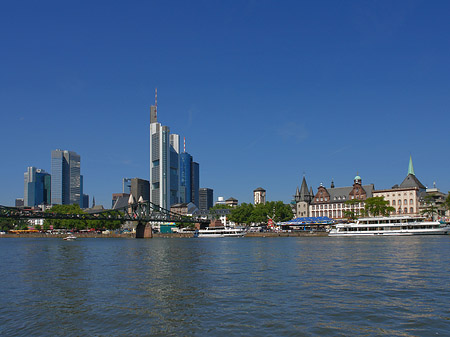 Skyline von Frankfurt mit Saalhof