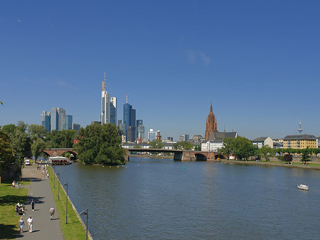 Foto Skyline von Frankfurt