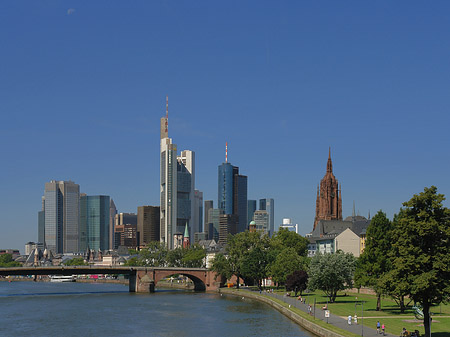 Skyline von Frankfurt Fotos