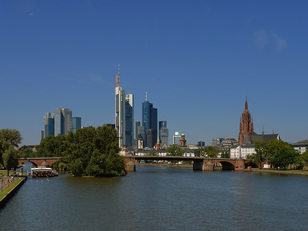 Foto Skyline von Frankfurt - Frankfurt am Main