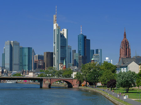 Foto Skyline von Frankfurt - Frankfurt am Main