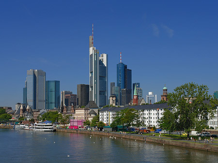 Skyline von Frankfurt Foto 