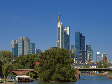 Skyline von Frankfurt Foto 